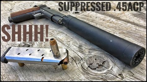 Suppressed .45 ACP | How Quiet Is It? [Silencer Series Ep. 03] - YouTube