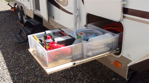 RV Sliding Storage and Cargo Trays - Good Sam Camping Blog