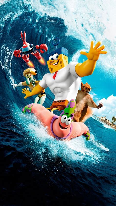 The SpongeBob Movie: Sponge Out of Water (2015) Phone Wallpaper ...