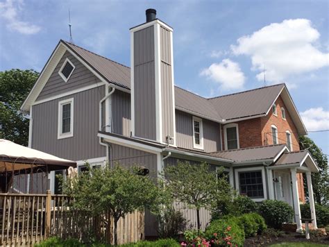 Mastic Board & Batten Vinyl Siding, Harbor Gray - Eclectic - Exterior - Columbus - by Ohio ...