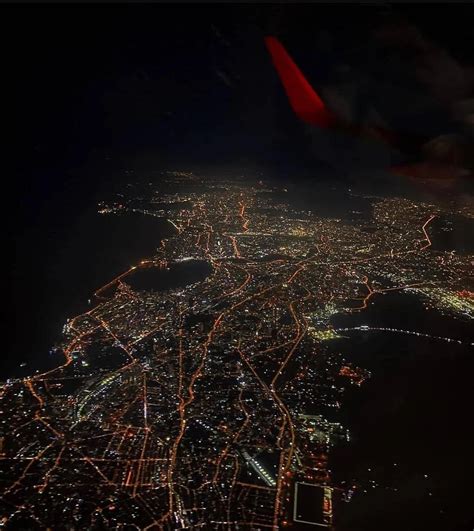 Mumbai Night view from an Airplane : r/CityPorn