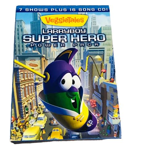 Big Idea | Media | Veggietales Larryboy Superhero Power Pack Dvd Set 7 Shows 6 Songs | Poshmark