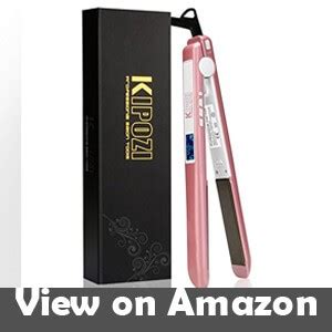 KIPOZI-Professional-Flat-Iron-with-1-Inch-Titanium-Plates-Hair ...