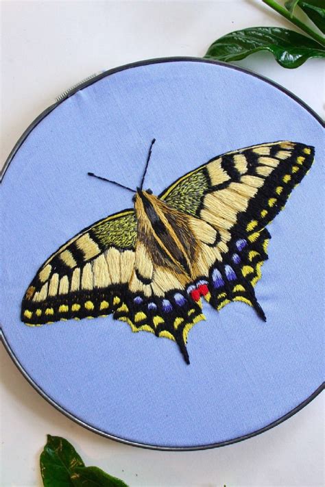 6 Beautiful Butterfly Embroidery Patterns