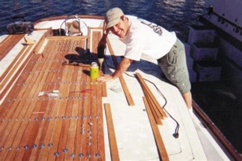 Installing a Teak Deck on ZATARA - Epoxyworks