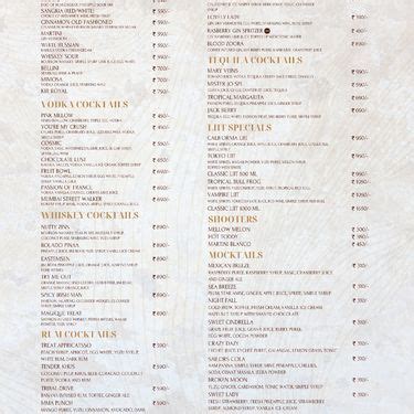 Menu of Magique, Koramangala, South Bengaluru