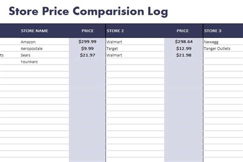 Excel Price Sheet Template ~ Excel Templates