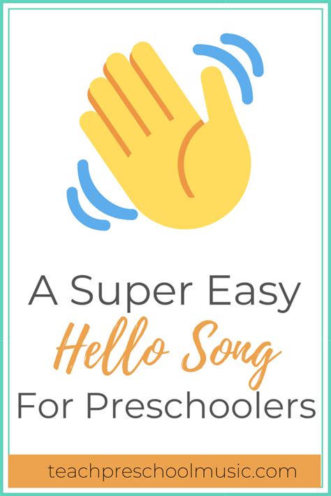 Hello Song: Hello, Hello, Hello, Hello by Nordoff/Robbins - Teach Preschool Music