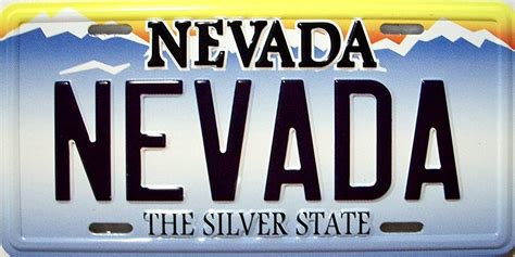 Nevada License Plate Novelty Fridge Magnet