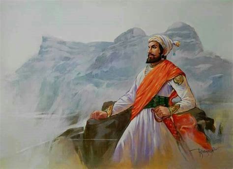 Chhatrapati Shivaji Maharaj The Founder Of Modern Administration - Shivaji Maharaj Painting ...