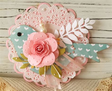 Spring Bird Embellishment | Card embellishments, Paper crafts, Paper ...