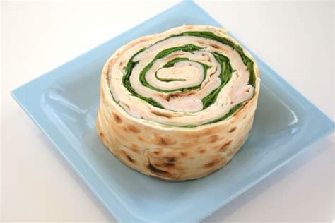 Turkey Pinwheel Sandwich Recipe | Pinwheel Sandwich with Turkey ...