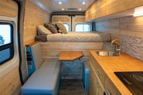 STYLISH OFF-GRID 2019 ProMaster VAN CONVERSION with SOLAR POWERED COOKING.