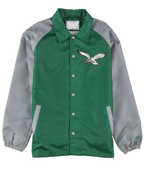 Green/Gray Starter Philadelphia Eagles Throwback Logo Jacket - Jackets ...