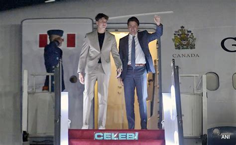 Justin Trudeau Arrives In India With His 16-Year-Old Son For G20 Summit ...