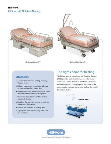 Clinitron-Air-Fluidized-Bed-Specifications - Hill-Rom