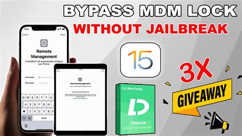 How to Bypass iPhone/iPad MDM Lock Screen iOS 15 & Remove MDM Profile ...