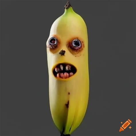 Cartoon evil banana