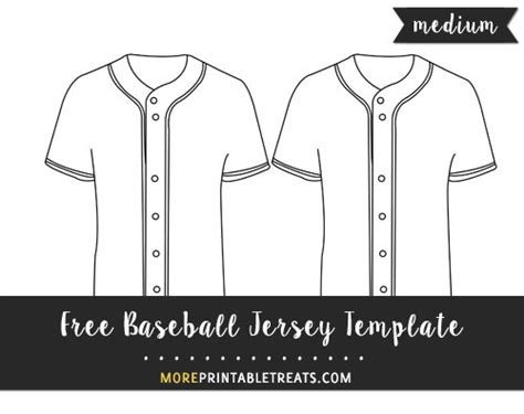 Baseball Jersey Template – Medium