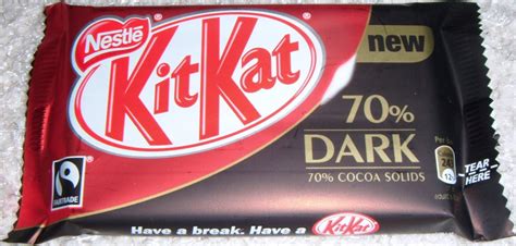 FOODSTUFF FINDS: Kit Kat [New] 70% Dark (Tesco) (By @cinabar)