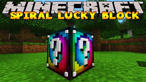 Minecraft : AMAZING NEW SPIRAL LUCKY BLOCKS! - YouTube