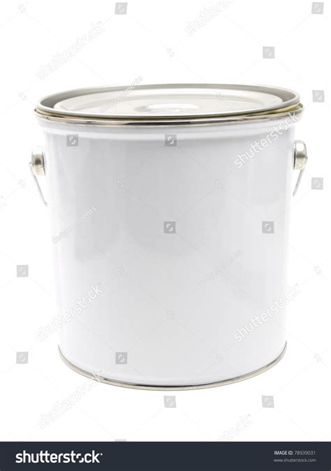 White Paint Can Isolated On White Stock Photo 78939031 | Shutterstock