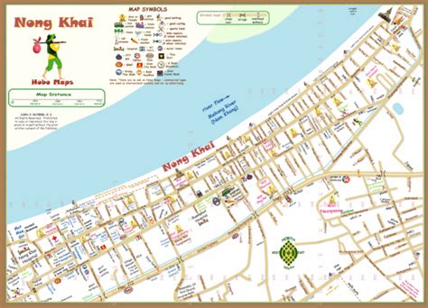 Nong Khai central city map - nong khai thailand • mappery