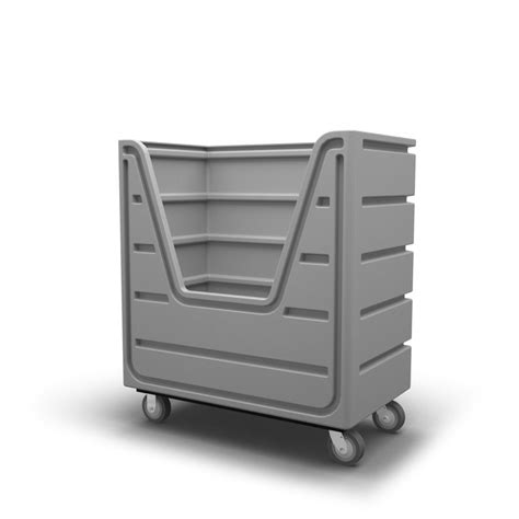 Bulk Container Cart - Royal Blue - Stencil (2)