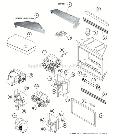 LENNOX LMDV3530CNM • Fireplace Parts World