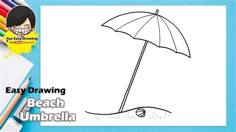 Drawing A Beach Umbrella