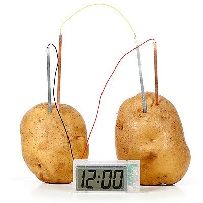 Two Potato Powered Alarm Clock by tracylopez on DeviantArt