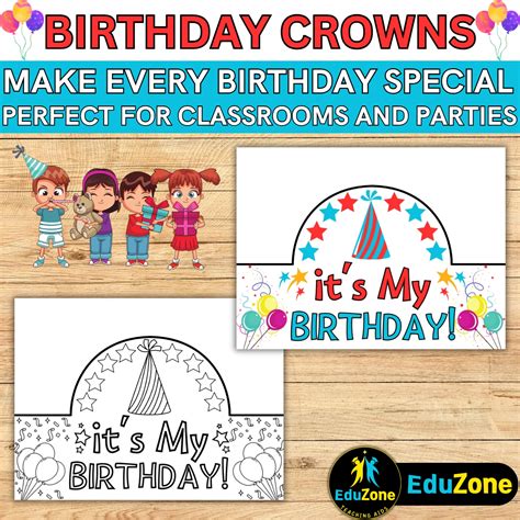 Get the Party Started with Personalized Birthday Crowns and Vibrant ...