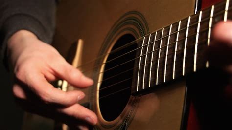 Acoustic Guitar Plucking, Stock Footage | VideoHive