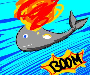 Exploding whale - Drawception