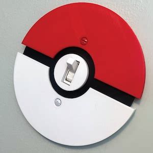 Pokemon Light Switch Cover, Pokemon Room for Gamer Gift for Pokemon Fan ...