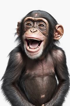 Chimpanzee Smiling