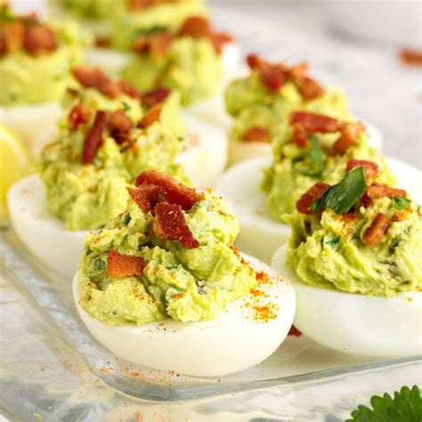 Avocado Deviled Eggs - My Incredible Recipes