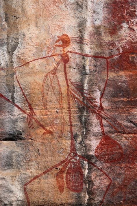 Kakadu Rock Painting, Aboriginal (unknown), Rock Painting, c. 30,000 ...