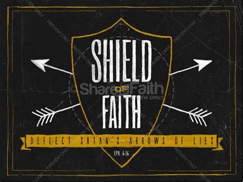 The Shield of Faith Sermon PowerPoint For Church | Slide 1