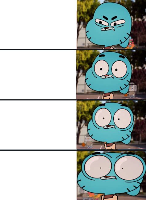 Gumball surprised Meme Generator