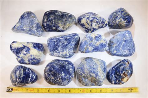 Blue Sodalite 3" Throat Chakra Healing Crystals and Stones Rocks