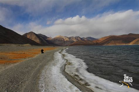 Pangong Tso in winter - Be On The Road | Live your Travel Dream!