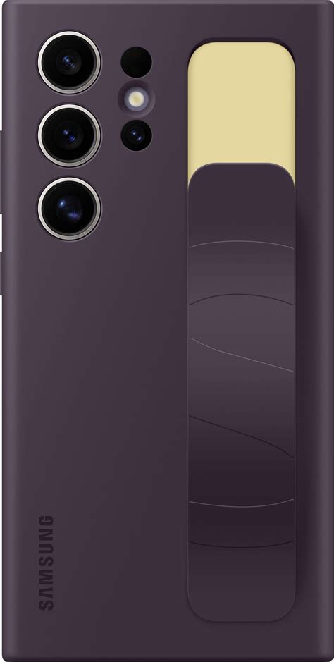 Samsung Galaxy S24 Ultra Standing Grip Case Dark Violet EF-GS928CEEGUS - Best Buy