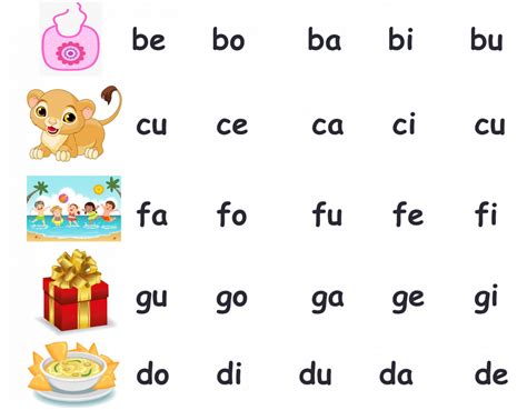 Consonant Vowel Activity. TeachersMag.com