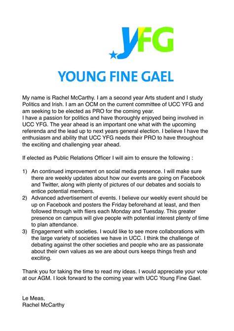 Pro manifesto (1) by UCC Young Fine Gael - Issuu