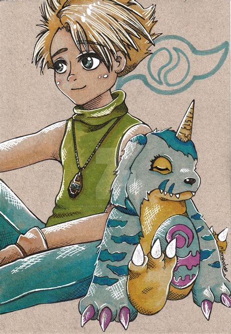 Matt and Gabumon by moonshadebutterfly on DeviantArt