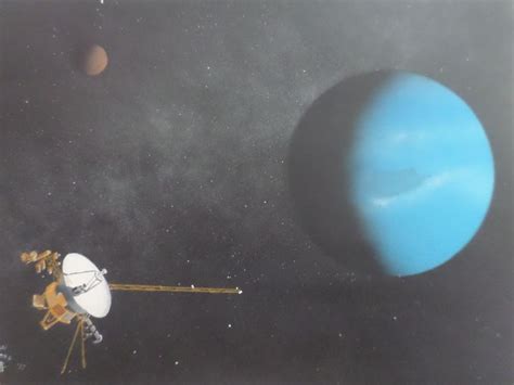 an artist's rendering of the planet and its satellites in space, with ...