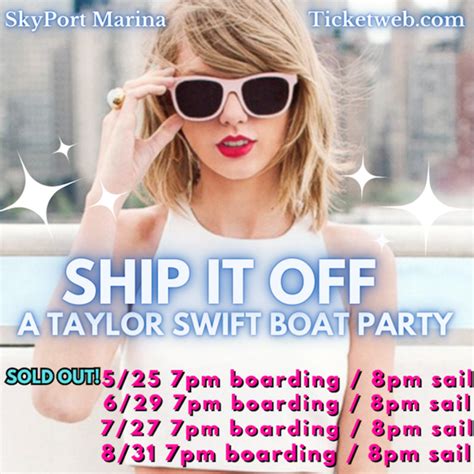 Ship It Off! A Taylor Swift Party Cruise! in New York at Skyport