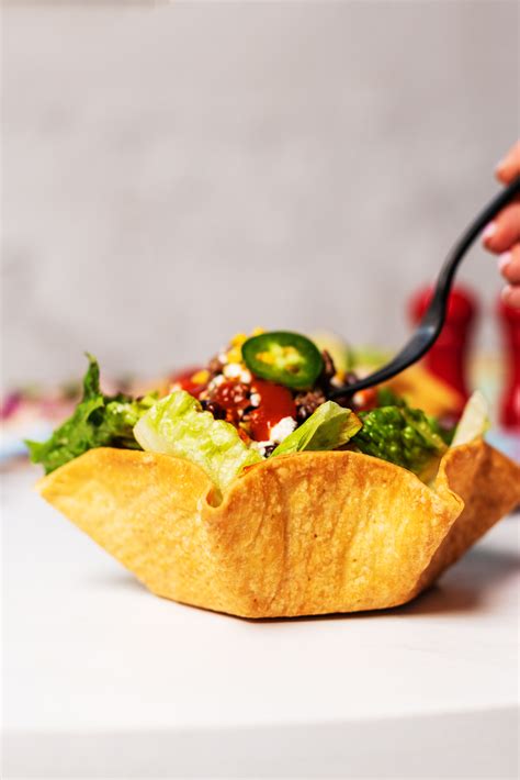 Taco Salad Shells | Salad bowl recipes, Taco salad bowls, Taco salad shells