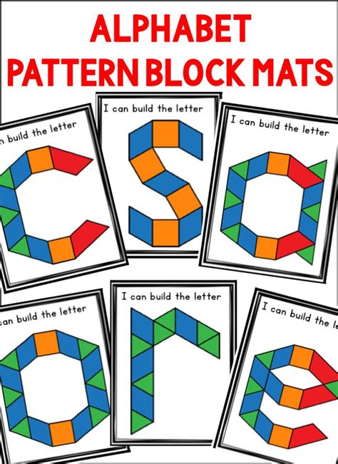 Printable Pattern Block Templates